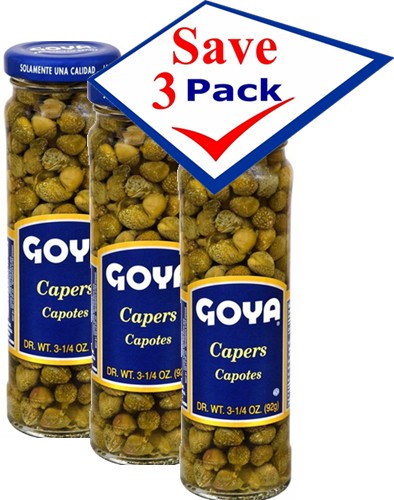 Goya Capers 3.25 oz Pack of 3